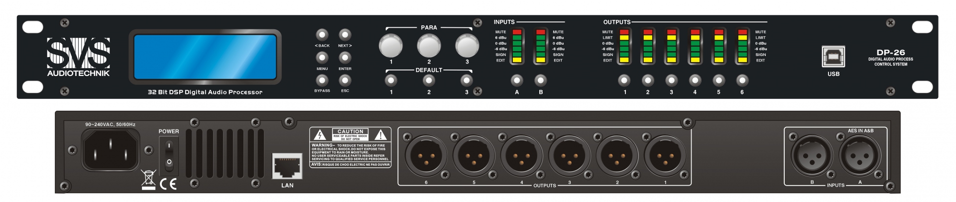 SVS Audiotechnik DP-26 Цифровой процессор: 2 входа 6 выходов в Домодедово