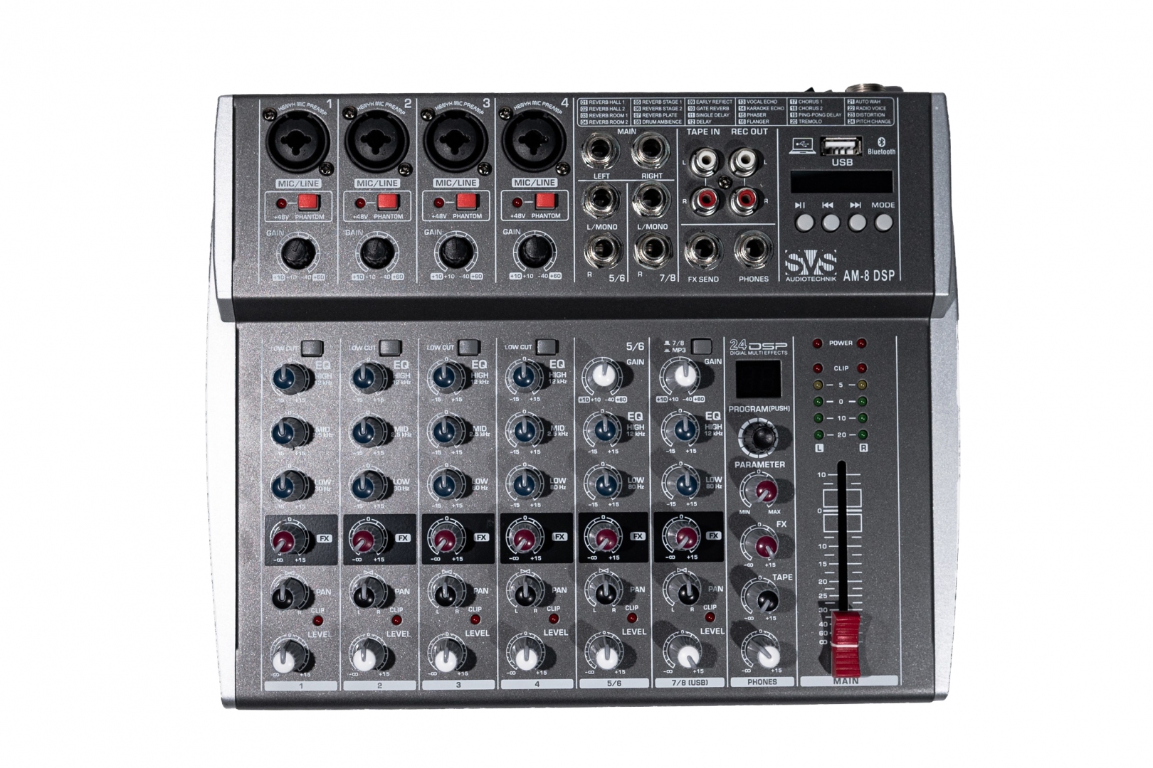 SVS Audiotechnik mixers AM-8 DSP Микшерный пульт аналоговый, 8-канальный в Домодедово
