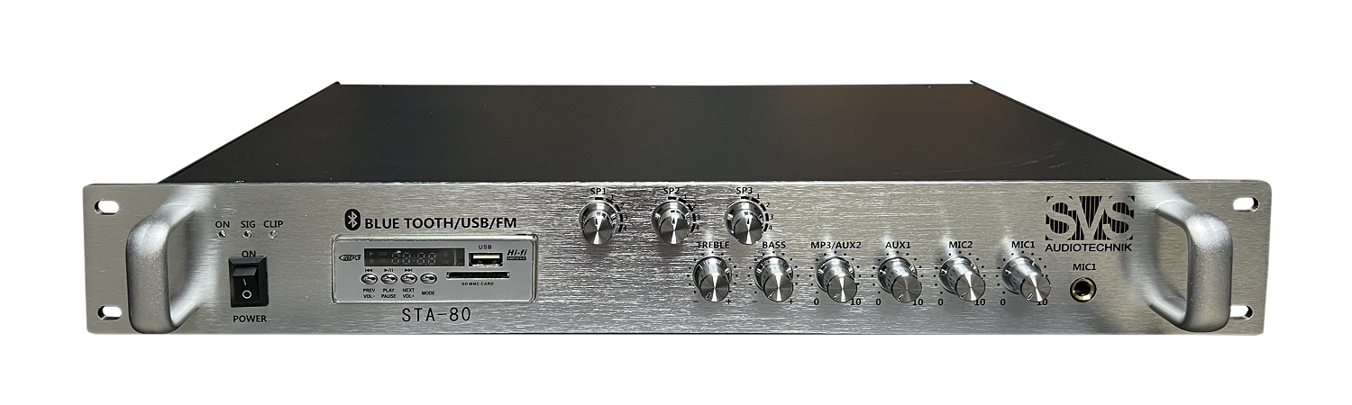 SVS Audiotechnik STA-80 Микшер-усилитель для систем Public Address в Домодедово